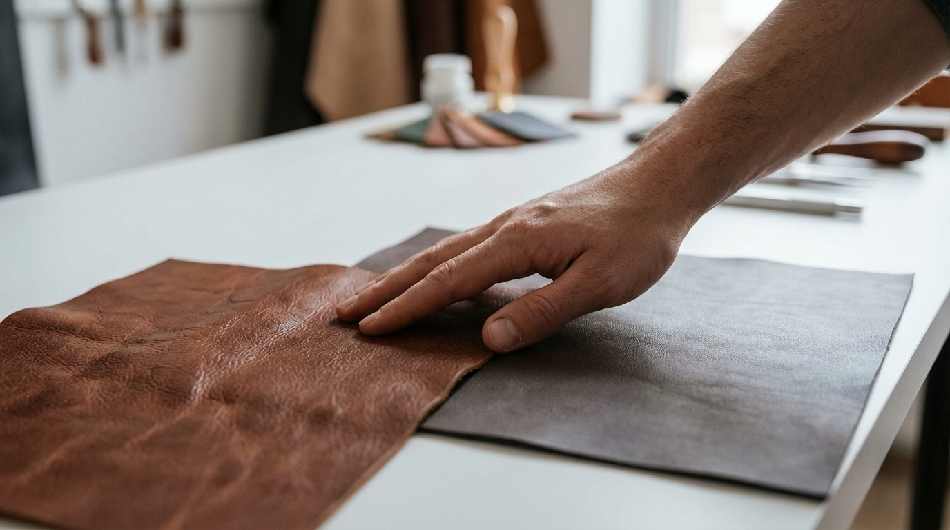 本革と合皮の見分け方②触感・手触りで確認【詳細解説】