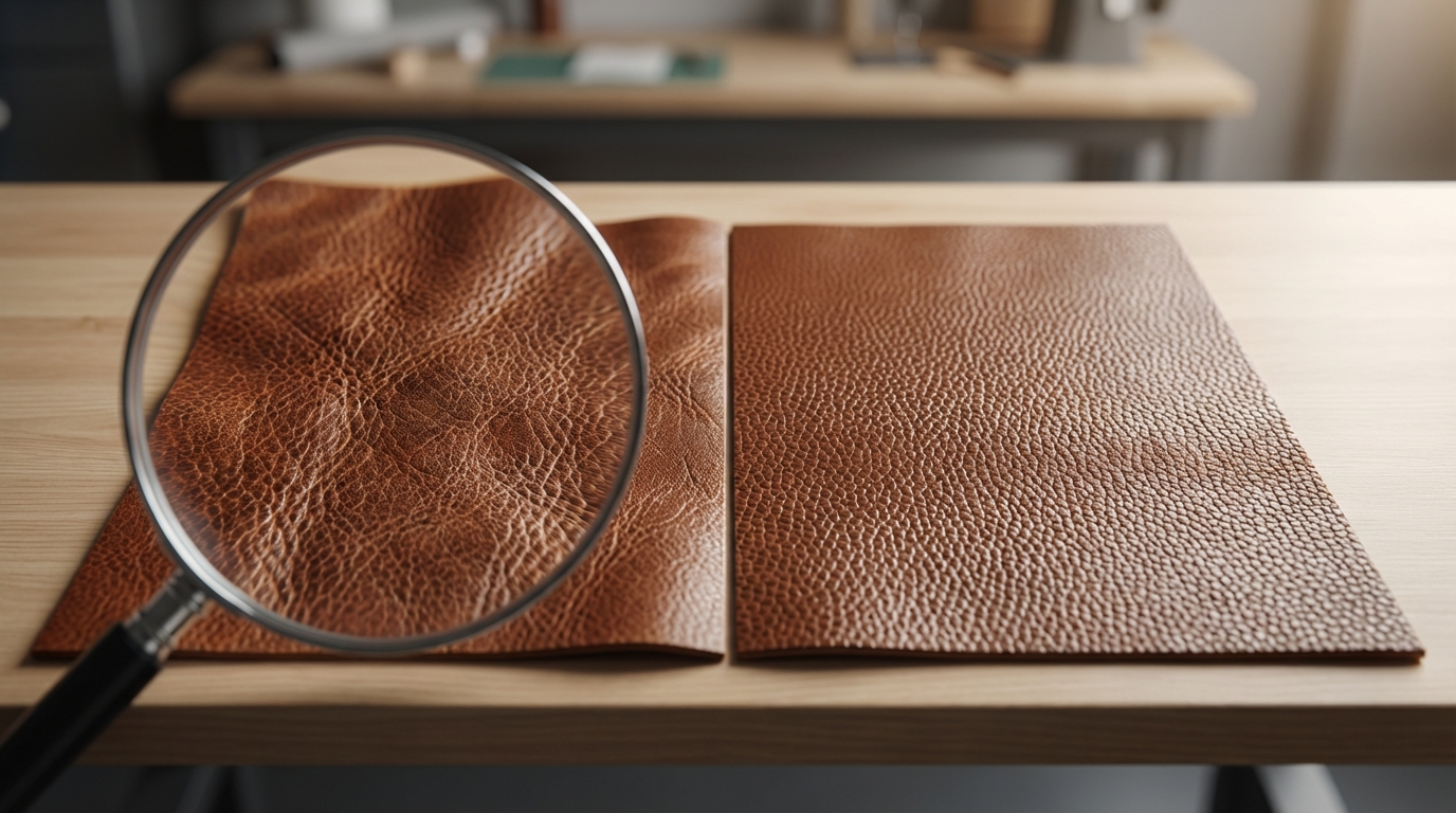 本革と合皮の見分け方④毛穴・シボのパターン【詳細解説】